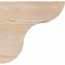 Ekena Millwork Carmel Smooth Rafter Tail, Douglas Fir, 5 1/2"W x 12"H x 12"L RFT06X12X12CAR00SDF - alternate 2